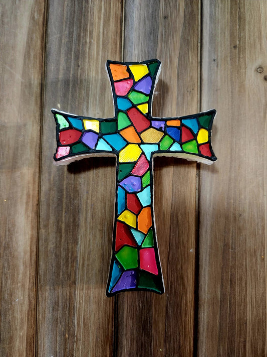 Stained Glass Cross