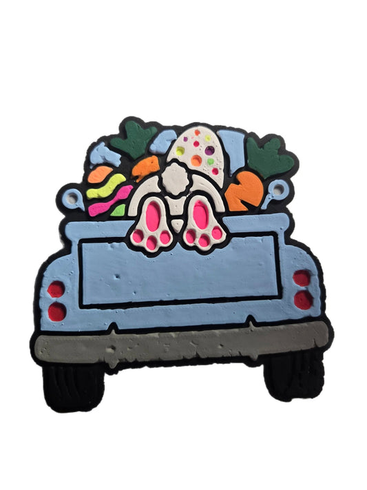 Bunny in a truck