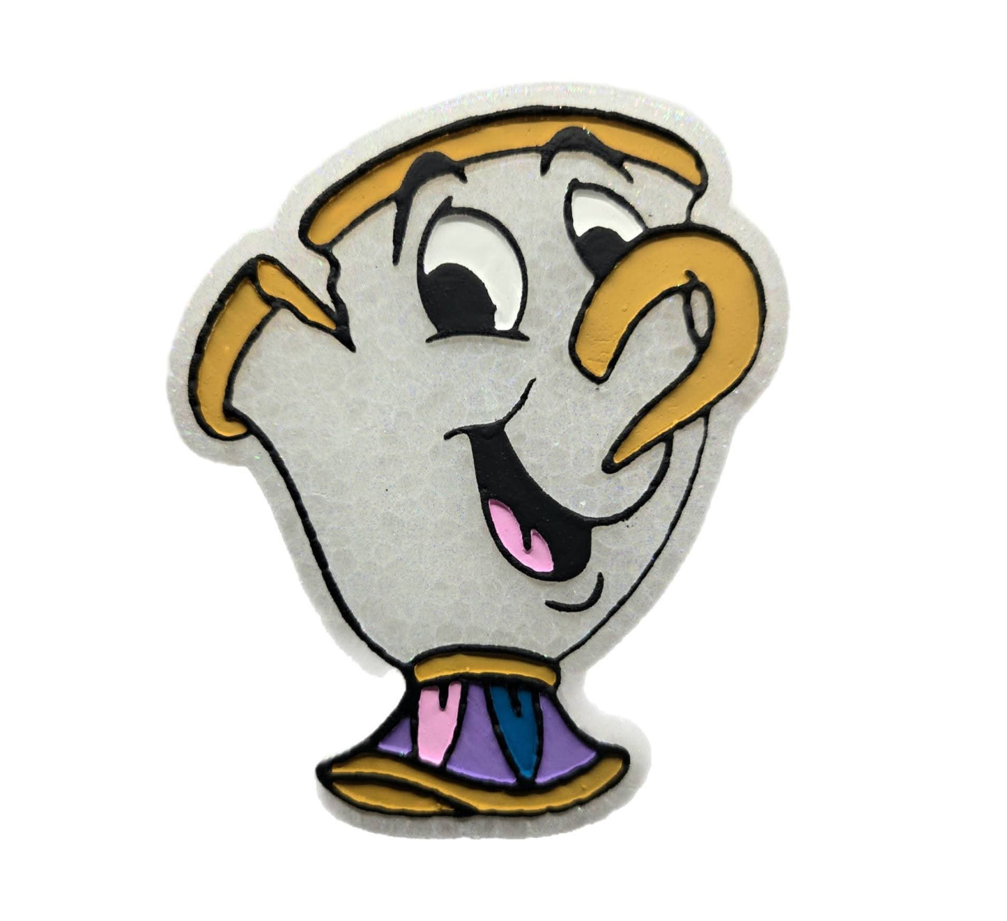 Cartoon chipped tea cup