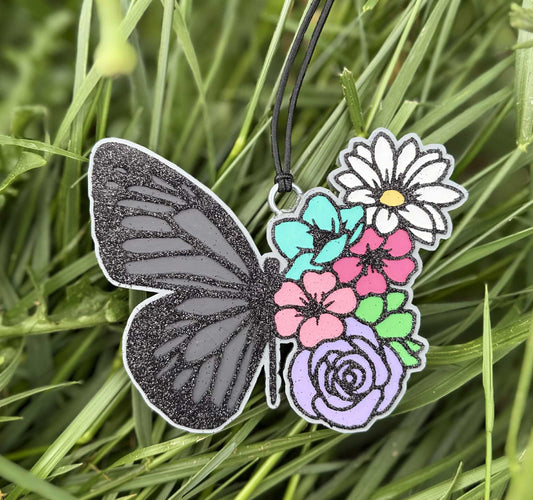 Floral butterfly