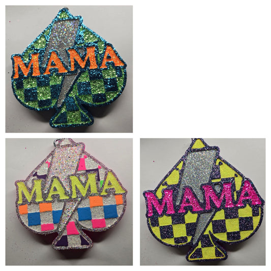 Checkered spade mama