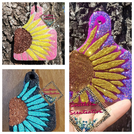 Sunflower cowtag