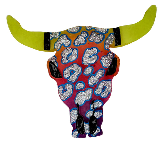 Leopard print bull