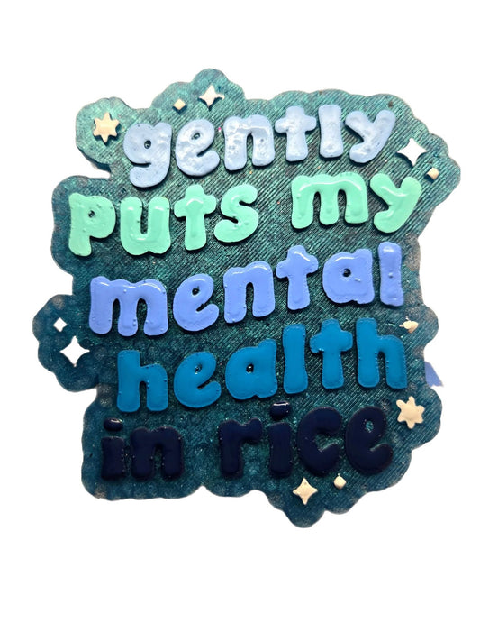 Gently puts mental health in rice