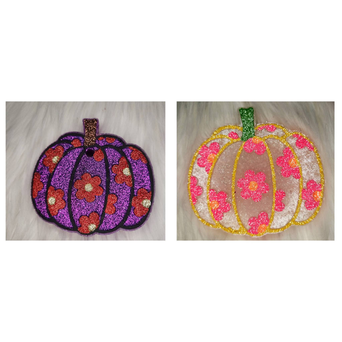 Floral pumpkin