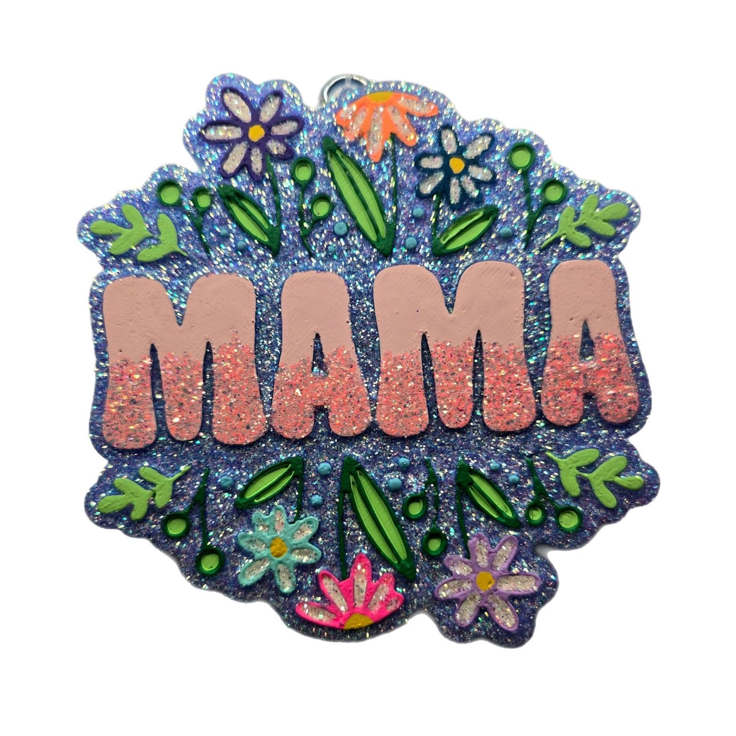 Mama with flowers