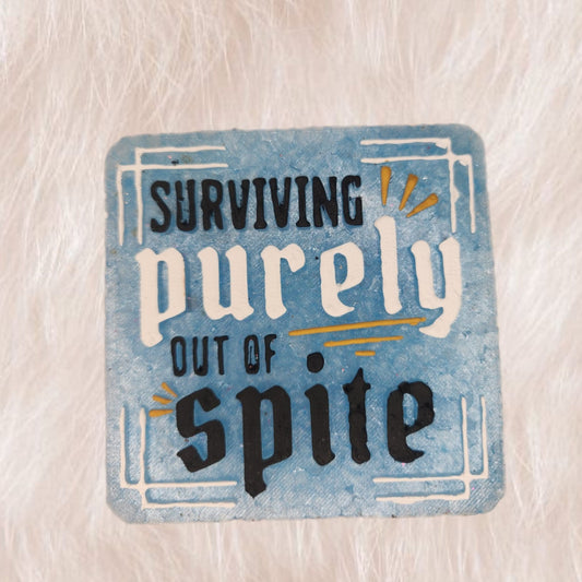 Purely out of spite
