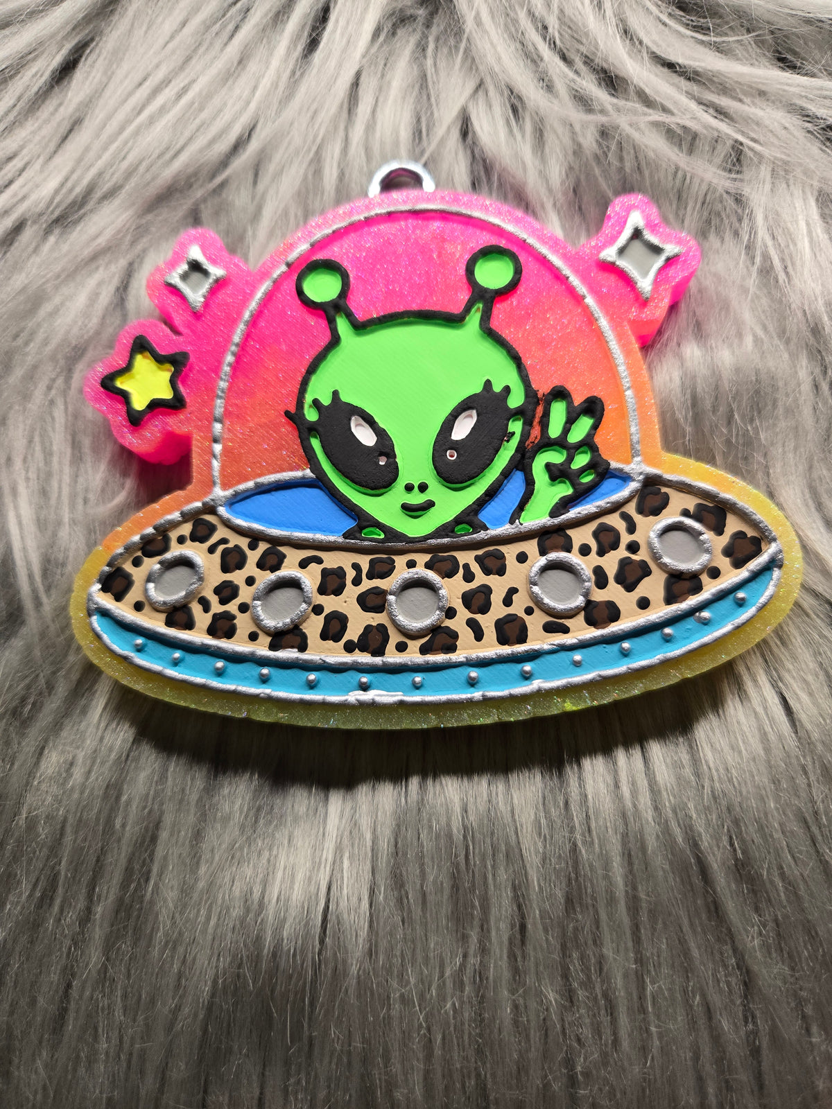 Alien in space ship