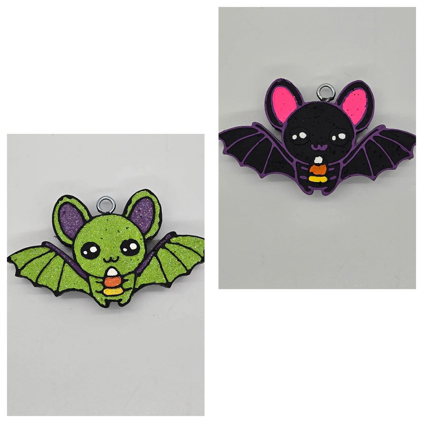 Bat with candy corn