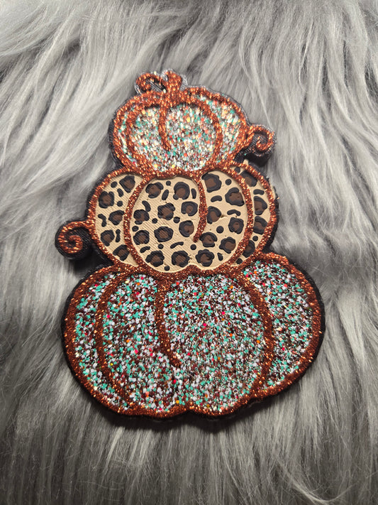 Stacked pumpkins