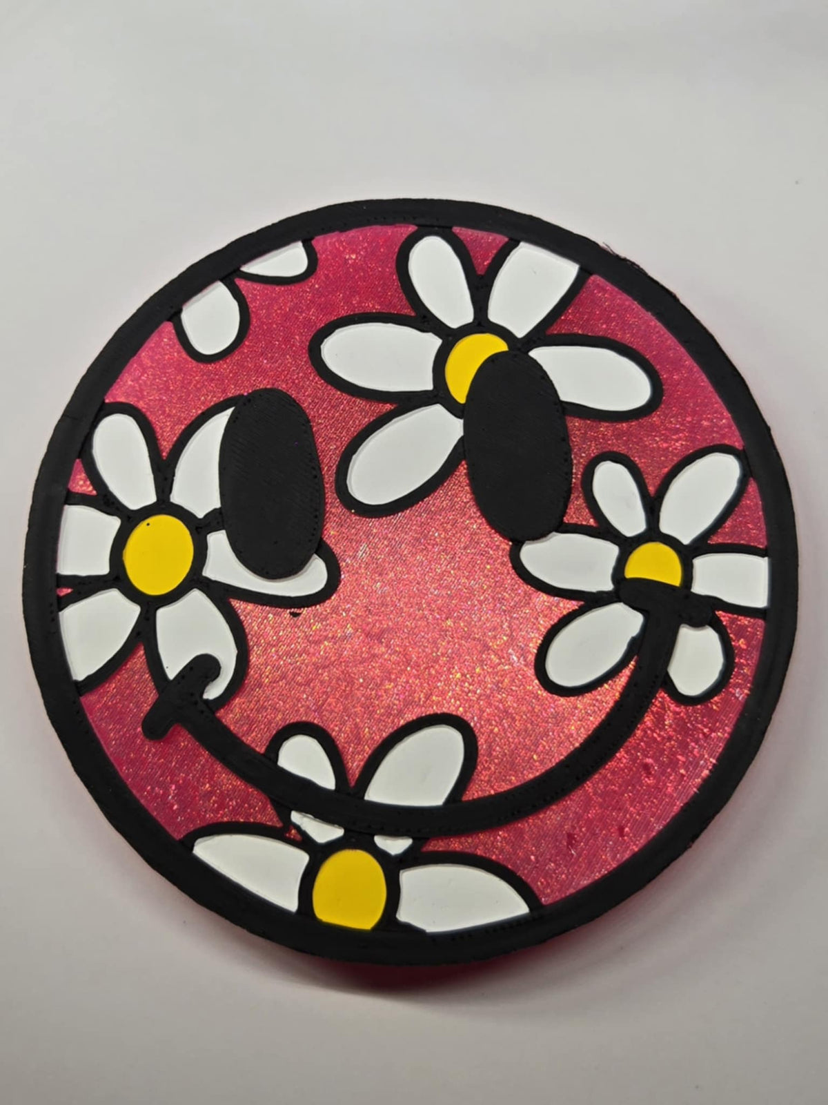 Flower print smile