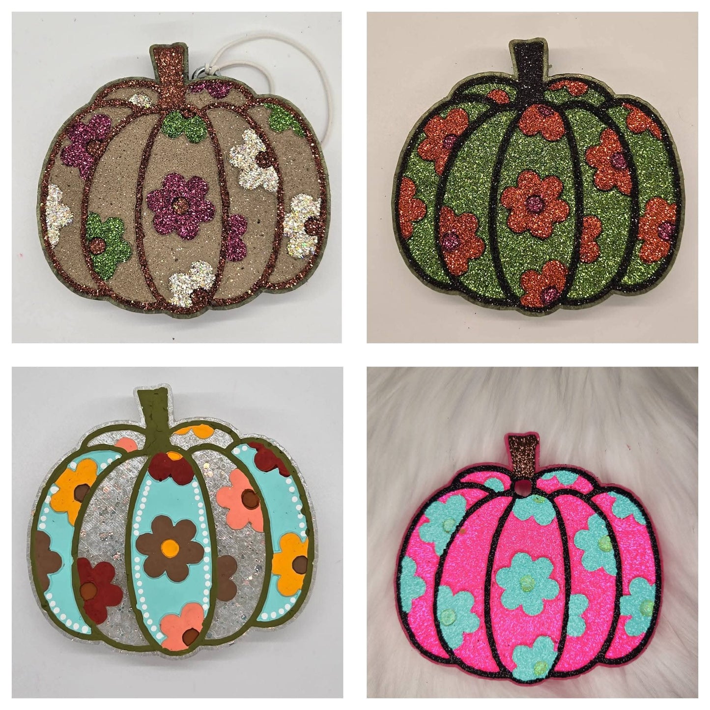 Floral pumpkin