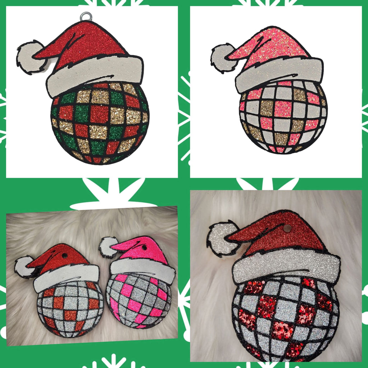 Santa hat Disco ball