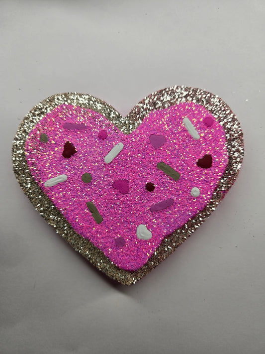 Heart sugar cookie