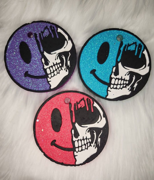 Half skull half smile