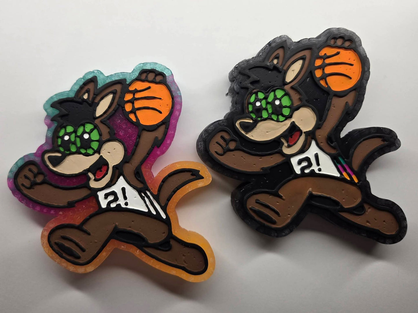 Basketball coyote running